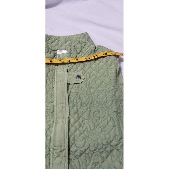 Kiko Women’s Green Vest 100% Linen Size M  Full zipper Brand New # 201 - Picture 6 of 6